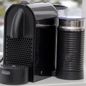 Nespresso Black Espresso Machine with Milk Frother